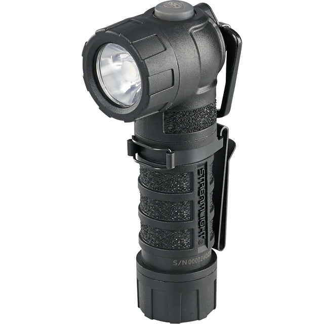 PolyTac® 90 X Right Angle Flashlight, LED, CR123A Batteries, Polymer