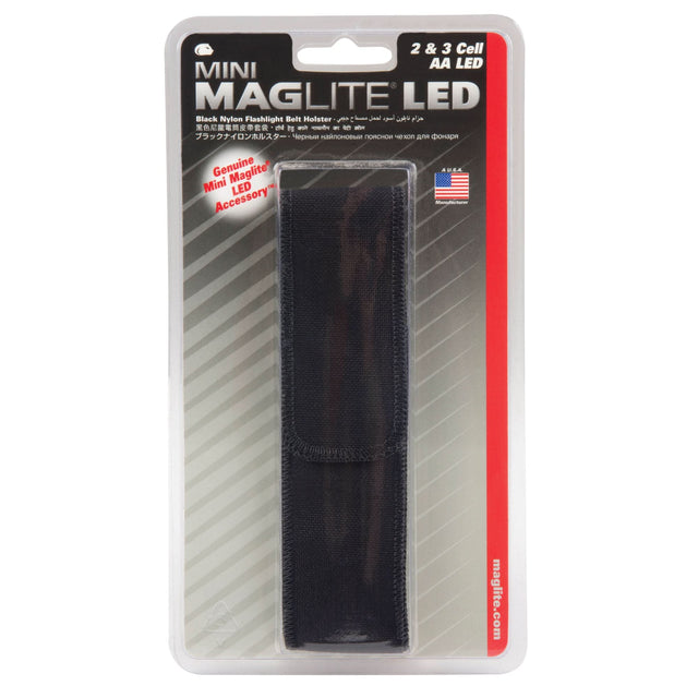 Maglite® Nylon Belt Holster for 2-Cell AA LED Flashlights, Flashlight Holder, Nylon, 1 Pockets