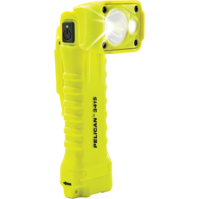 Magnetic Right Angle Flashlight, LED, 336 Lumens, AA Batteries