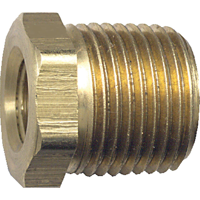 Pipe Bushing, 3/4" x 3/8", NPT x FPT, Brass