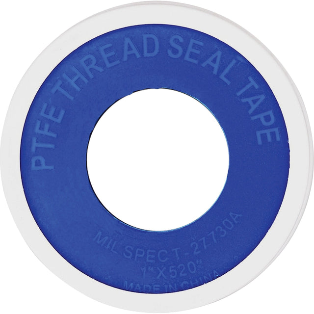 PTFE Thread Tape, 520" L x 1" W, White